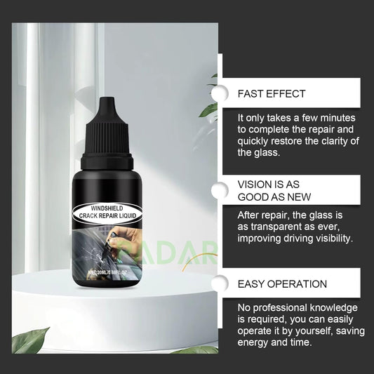 Windshield Crack Repair liquid (Pack of 2)
